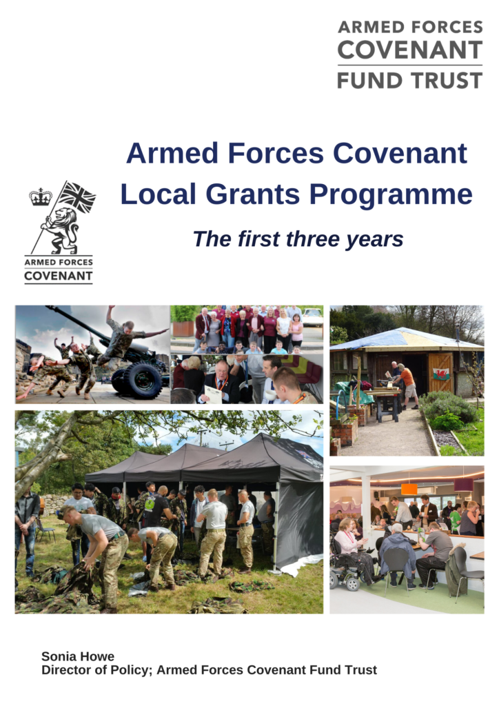 Armed Forces Covenant Local Grants programme three year evaluation report