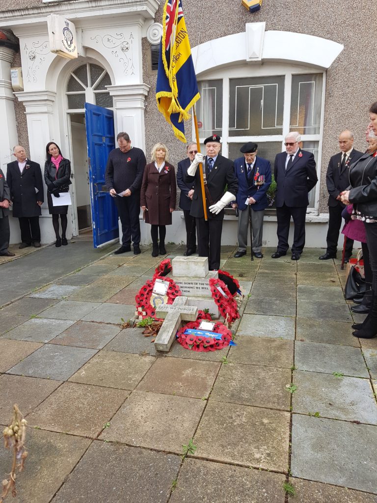 Veterans taking part in commemorations