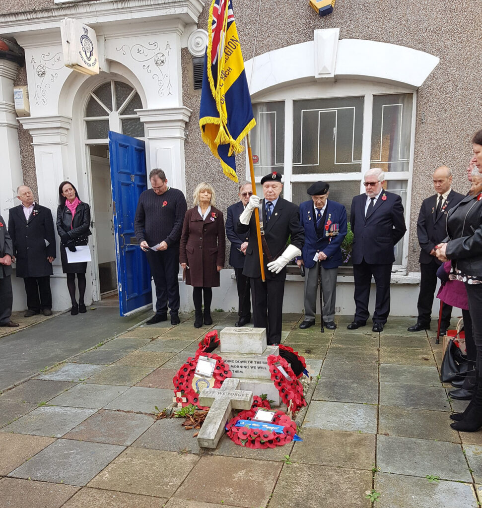 Veterans taking part in commemorations