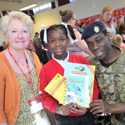 A family supported by Reading Force