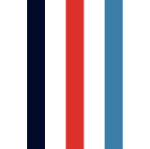 Navy blue, Red, Light blue lines