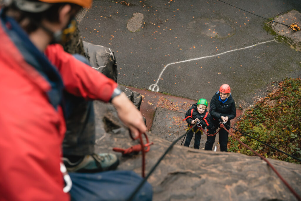 A family enjoy a SSAFA Short Break funded by the Removing Barriers to Family Life prorgramme