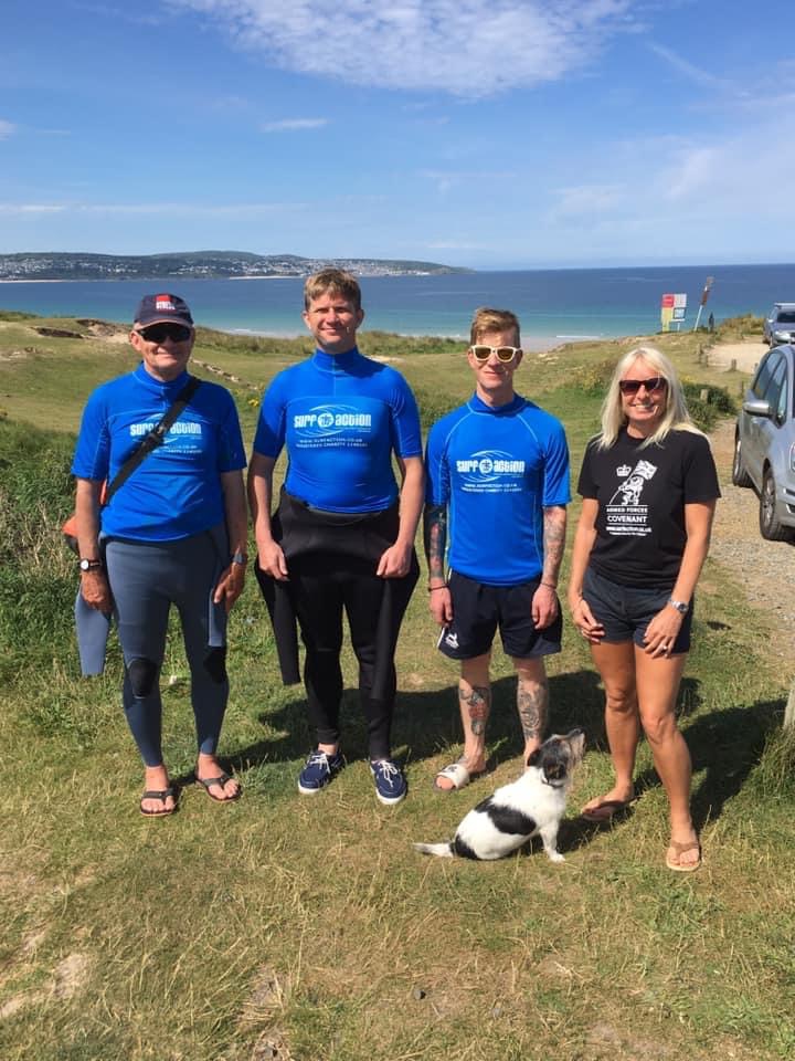 Veterans at the Surf Action project