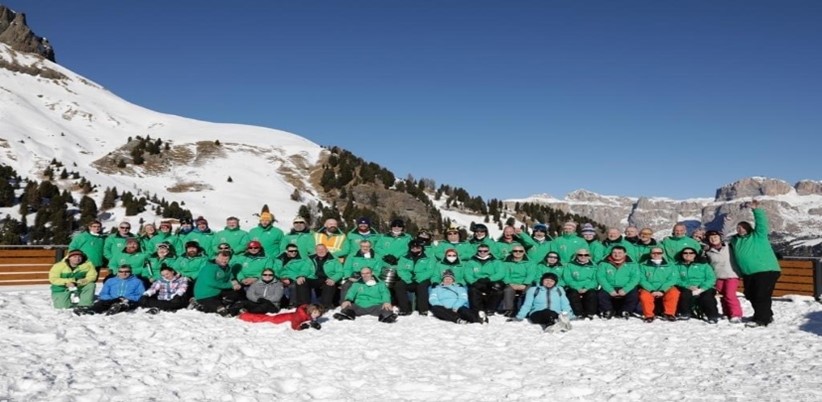 Blind Veterans UK ski trip