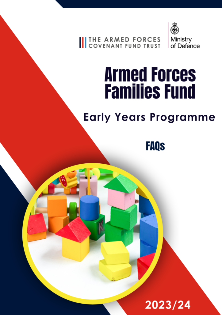 Early Years Programme FAQs