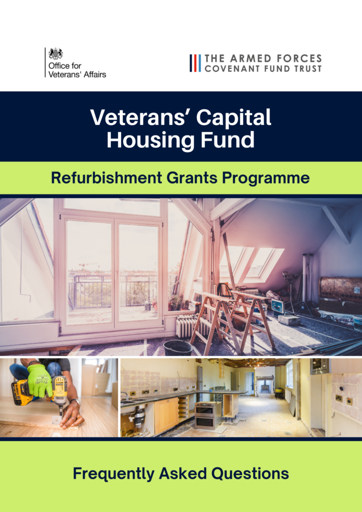 Refurbishment Grants Programme frequently asked questions