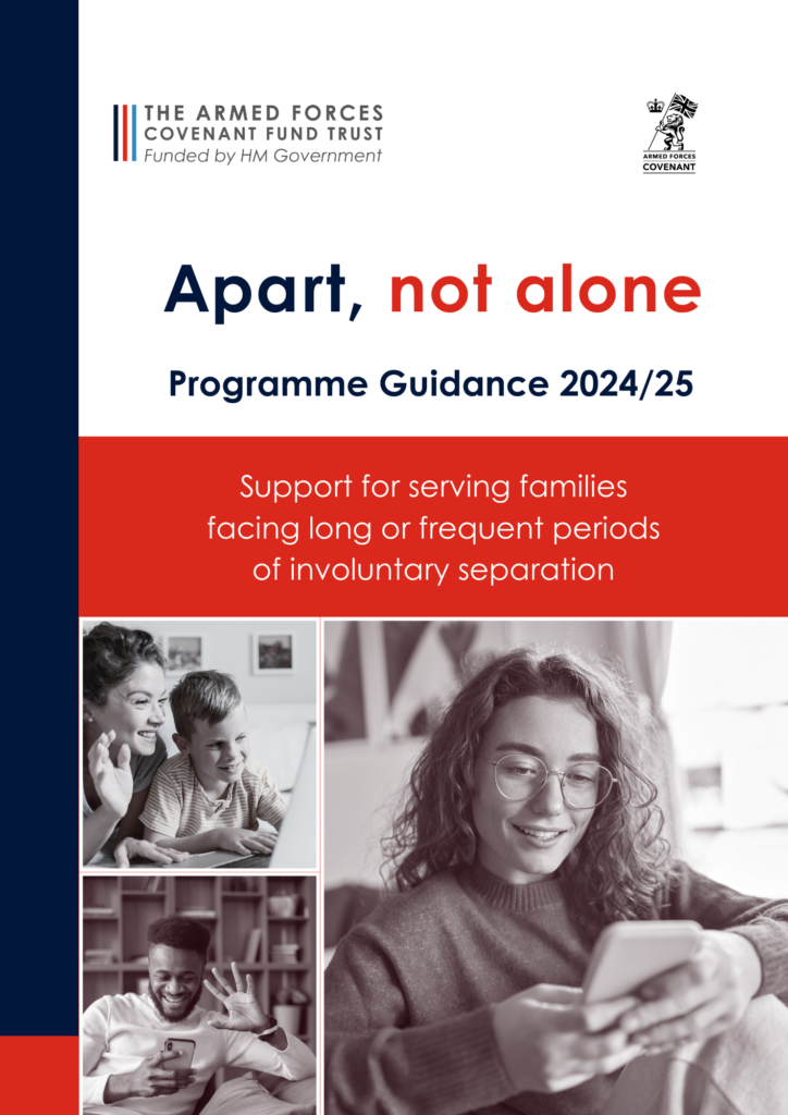 Apart, not alone programme guidance