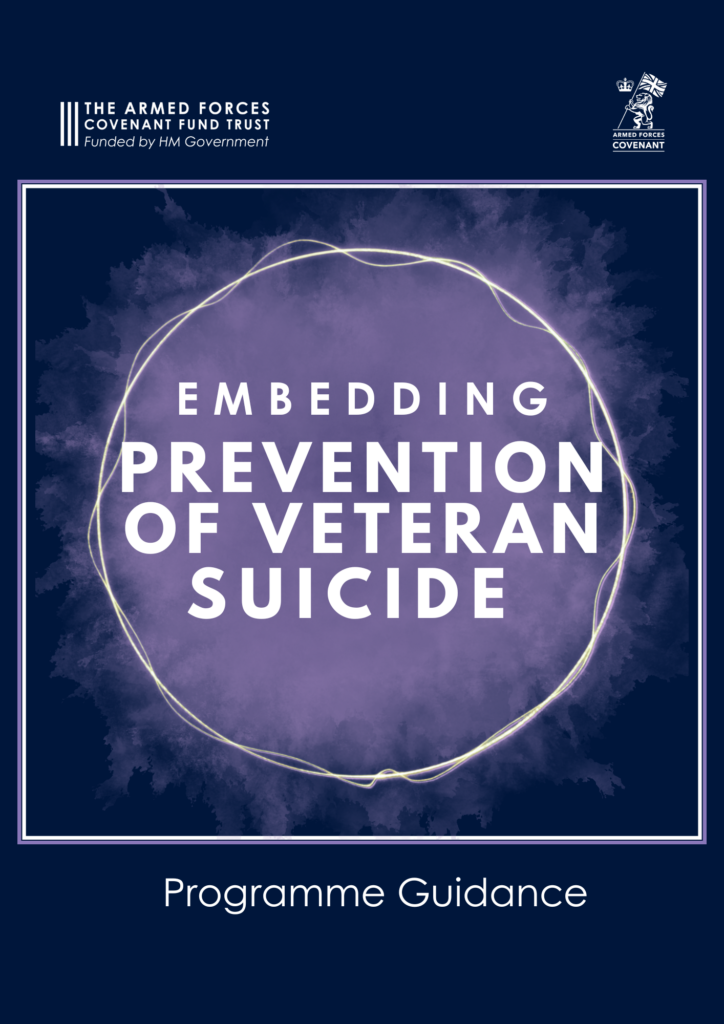 Embedding Prevention of Veteran Suicide programme guidance