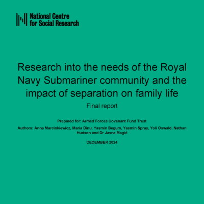 Researching the needs of the Royal Navy Submariner community