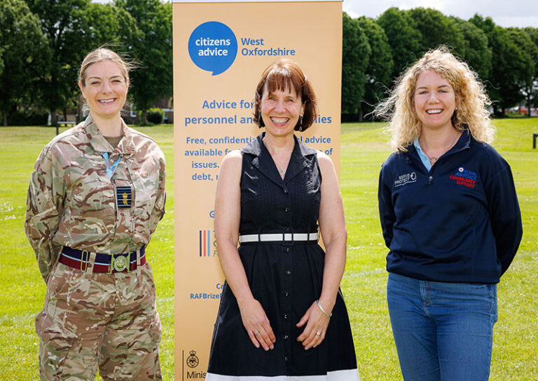 Staff from Citizens Advice for RAF Brize Norton