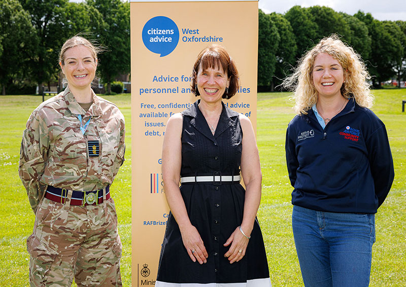 Staff from Citizens Advice for RAF Brize Norton