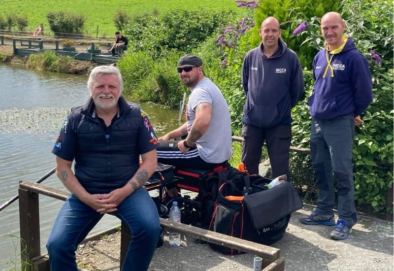 Northern Ireland Veterans taking part in fishing