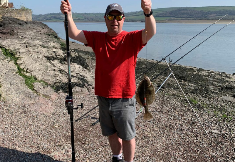 Bulldogs Veterans - service user fishing.