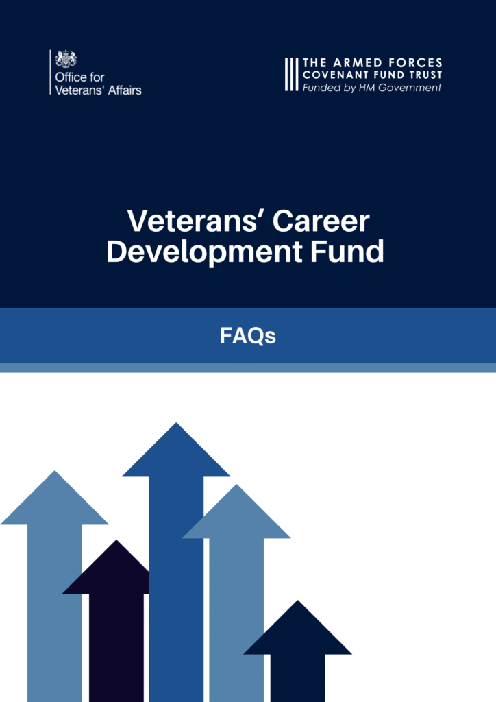 Veterans' Career Development Fund FAQs