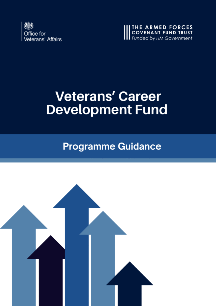 Veterans' Career Development Fund programme guidance