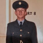 Mr Bell - a young solider in uniform