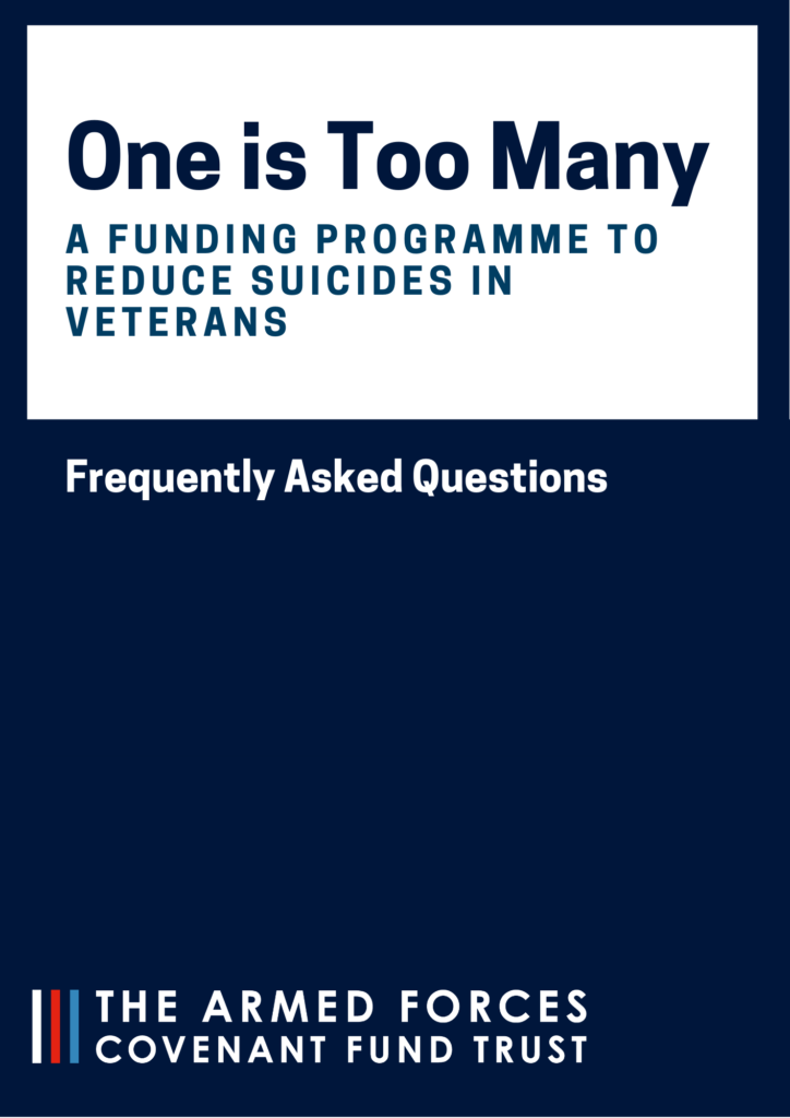 One is Too many programme FAQs