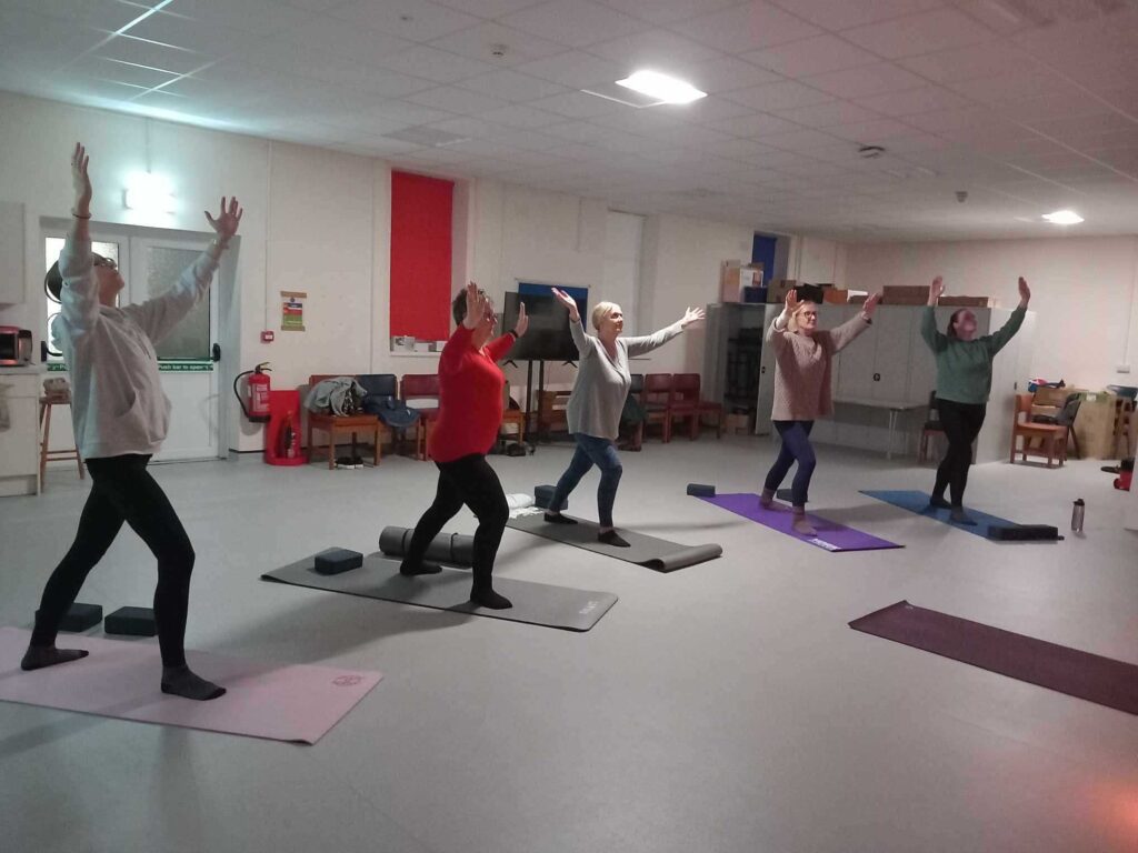 Yoga at RAF Valley