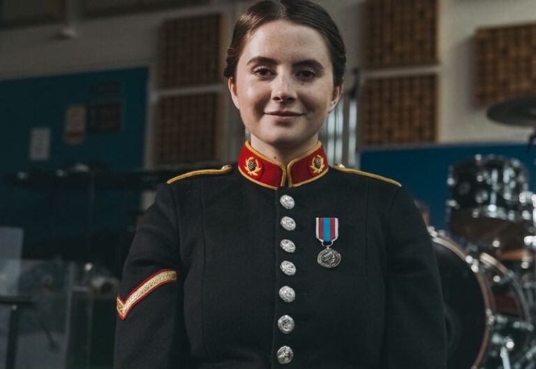 Lift the Lid beneficiary soldier in uniform