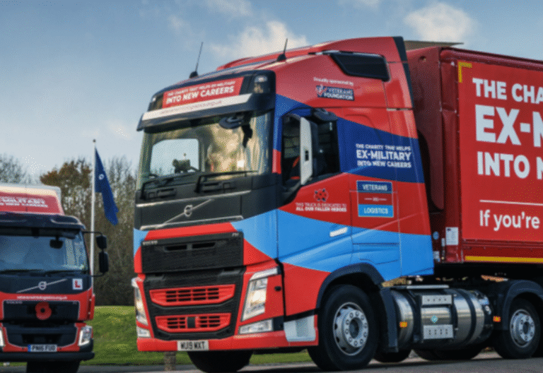 Veterans into logistics signposted HGVs